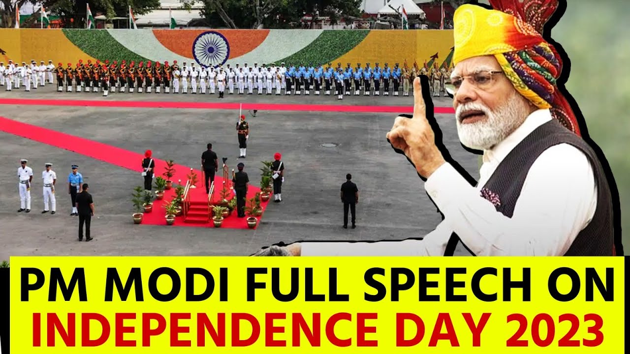 PM MODI FULL SPEECH ON INDEPENDENCE DAY 2023 | India Independence Day Full Function 2023
