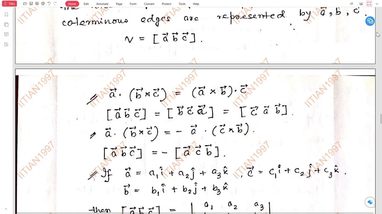 VECTOR | MATHS | JLEE