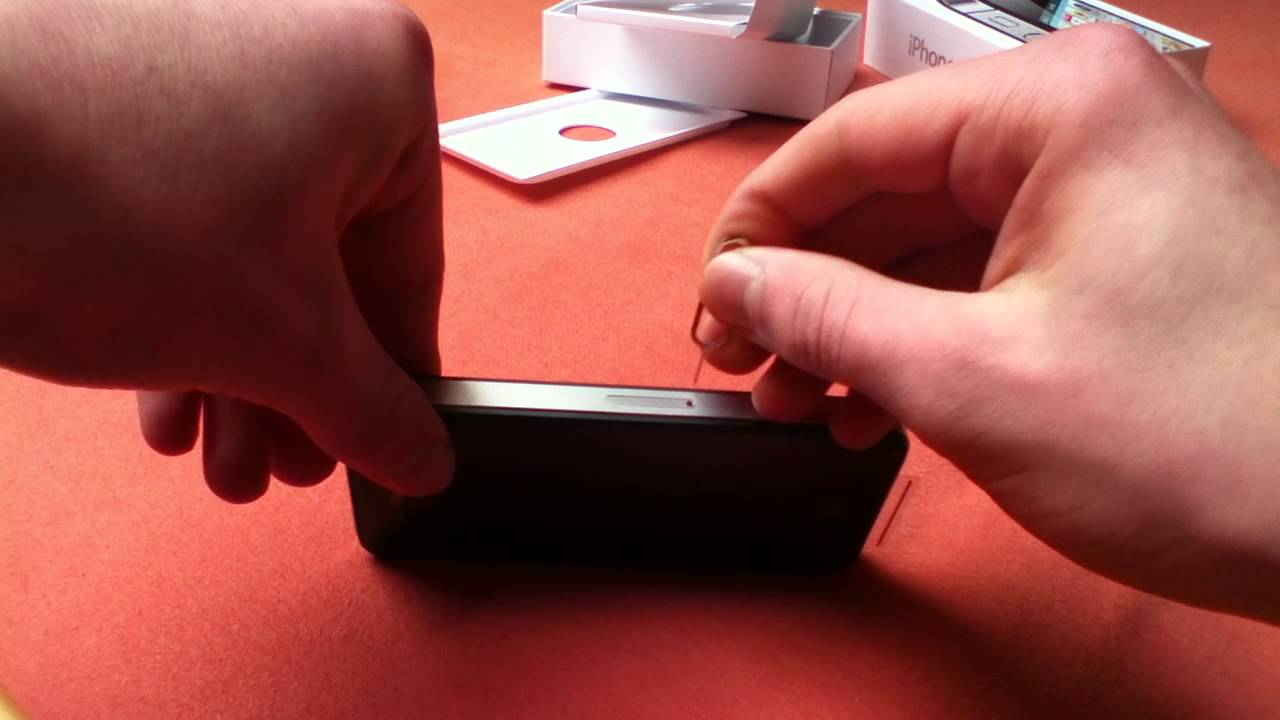 SIM-Karte wechseln beim iPhone 4 oder 4s - so geht's! - YouTube