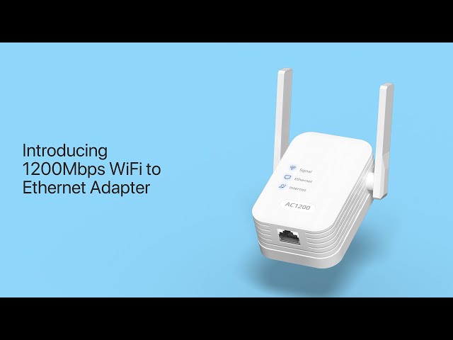 Introducing ioGiant 1200Mbps WiFi to Ethernet Adapter 