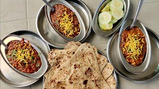 Sev Tomato Sabji With Triangle Roti Gujarati Dhaba Food Indian Street Food