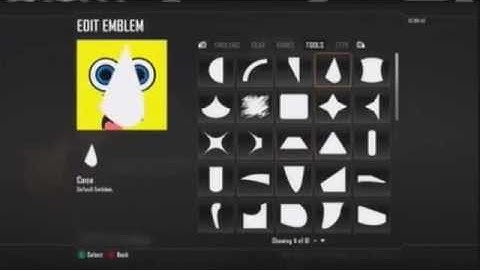 SPONGEBOB - Black Ops 2 Emblem HOW TO