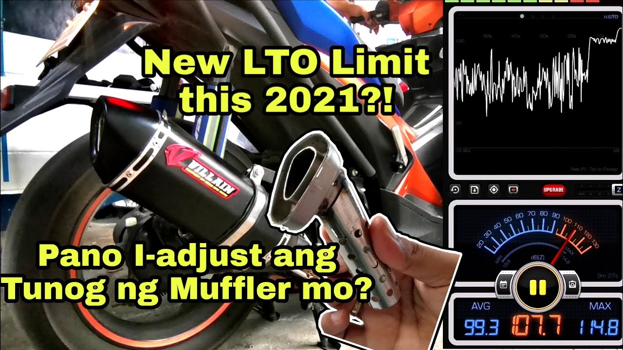 2021 LTO Limit sa Aftermarket Mufflers Pano IAdjust ang tunog ng