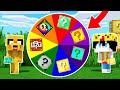 ¡LA RULETA DE LOS LUCKY BLOCKS EN MINECRAFT! 🎯❓📦  DESAFÍO DE LUCKY BLOCK NOOB VS PRO