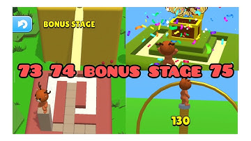 Gameplay top mobile games relaxing n satisfying game ios/android stacky dash #shorts level 74,74, 75
