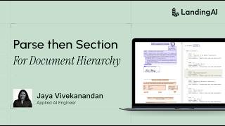 Parse then Section for Document Hierarchy