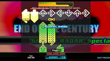 [TERRIBLE DDR EDIT/DP] END OF THE CENTURY ("GROOVE RADAR" Special) / NO.9 (Lv. 18)