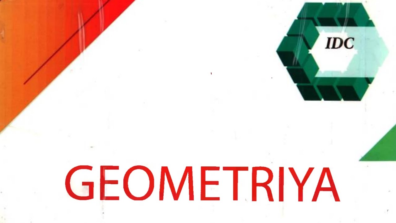 IDC geometriya. 1-mavzu. Burchaklar va masofalar