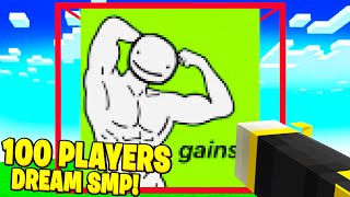 100 PLAYER DREAM SMP BUILDING COMPETITION!