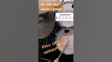 hi-hat foot independence ideas. full video https://youtu.be/Q38TFUC4EBQ @rjrichmusic