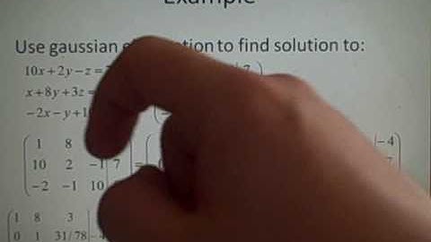 Gaussian Elimination and inverse matrix