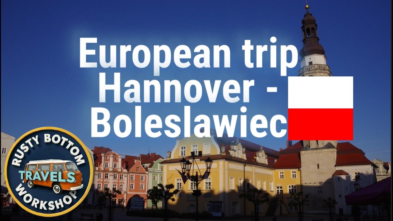 First time driving from Hanover, Germany to Boleslawiec in Poland.