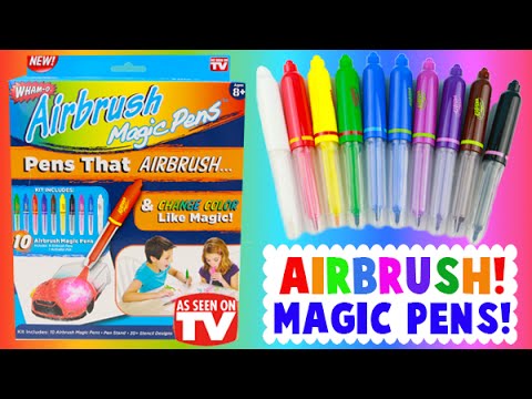  Airbrush MAGIC  Pens As Seen on TV Does It Work YouTube