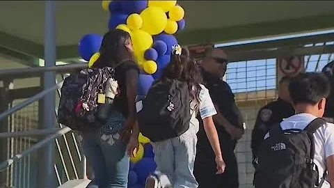 First day back at school for San Diego Unified students