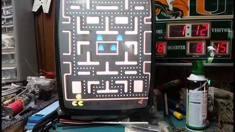 Ms Pacman CPU Board with Speed-up installed