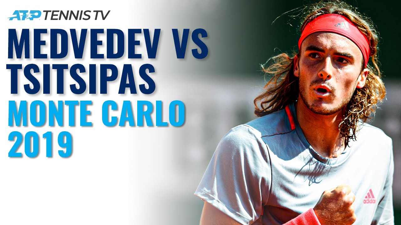 Daniil Medvedev vs Stefanos Tsitsipas Monte Carlo 2019 Highlights