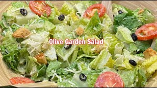 olive garden salad / salad recipe / italian salad / easy olive garden salad