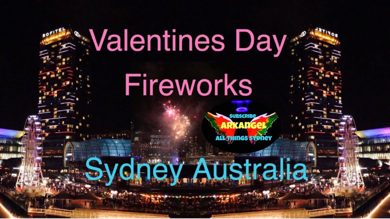 Valentines Day Fireworks Sydney Australia YouTube