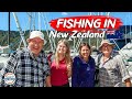 We caught a SHARK! 🦈 Handline FISHING New Zealand 🇳🇿 with Venetian Pros! 197 Countries, 3 Kids