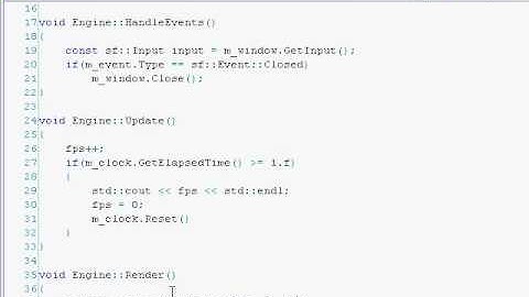 sfml tutorial 1 (blank window)
