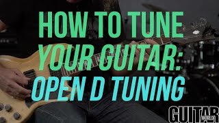 How to Tune Your Guitar to Open D Tuning - Guitar Basics