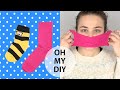 Make Sock Face Mask in just 2 minutes at Home. DIY FACE MASK NO SEWING MACHINE