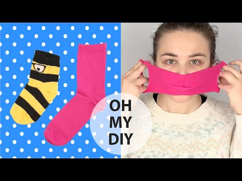 Video: Kako Od Obične čarape Napraviti Smiješnu Mačku