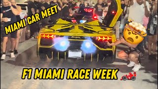 F1 MIAMI RACE WEEK! (TJ HUNT, CRAZY CAR MEET, F1 RACE & MORE)