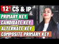 Primary Key, Candidate Key, Alternate Key, Composite Primary Key | Class 12 CS & IP
