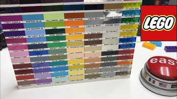 LEGO Color Chart Update And Haul #bat
