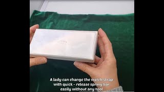 Jessenia Original changing the strap with quick release spring bar