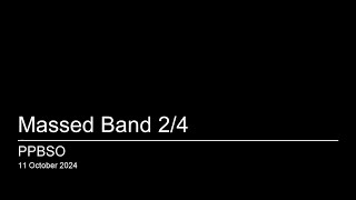Massed Band 2/4 Drum Score