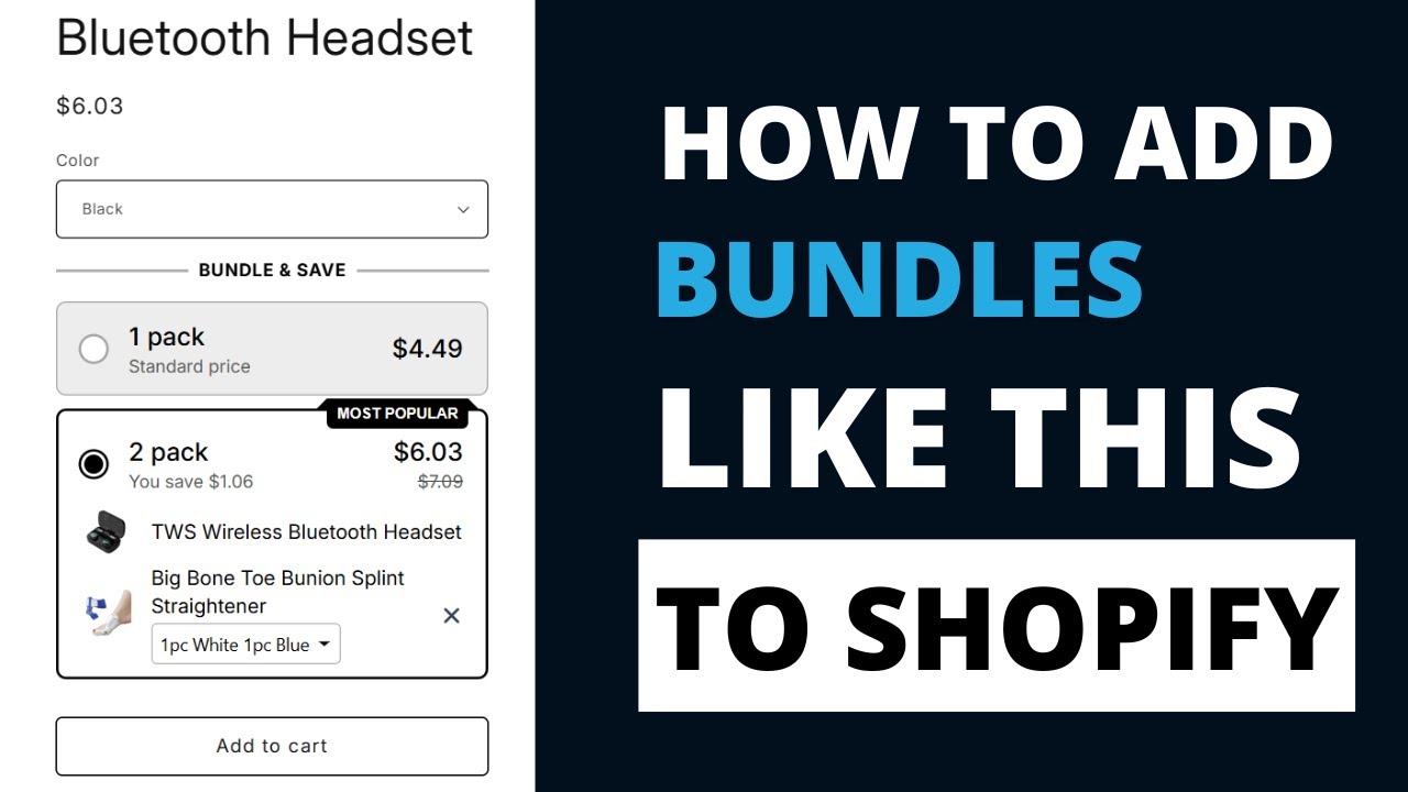 Shopify Bundles Tutorial 2025 - How to add Product Bundles to Shopify ...