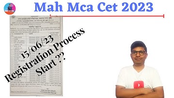 Mah Mca Cet 2023...Registration Process Update...