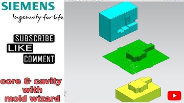 Siemens NX  core & cavity without mold wizard...