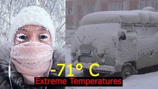 Extreme Temperatures of -71° Celsius!   This is life in the coldest city in the world, Yakutsk City