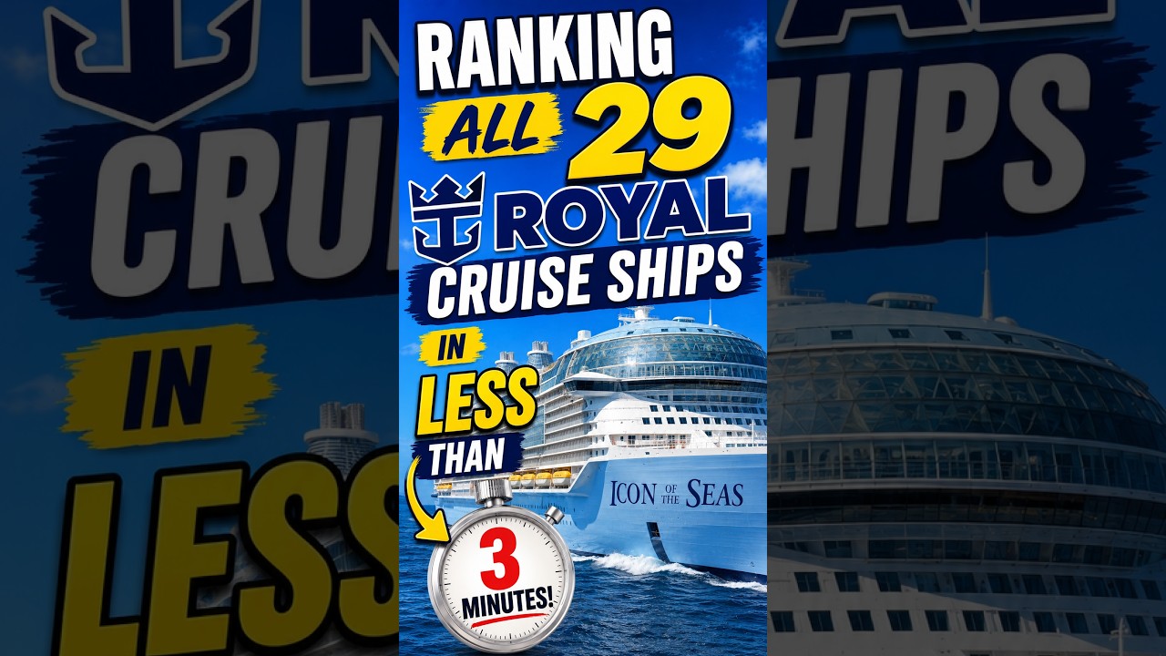 Ranking All 29 Royal Cruise Ships in LESS Than 3 Minutes!