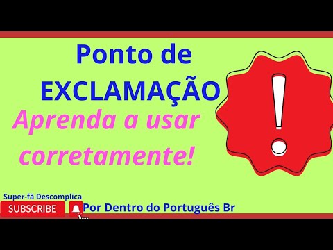Ponto de EXCLAMAÇÃO. Como e quando usar? - YouTube