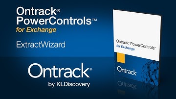 Ontrack performs software demonstration of the Extract Wizard module of OPC software.
