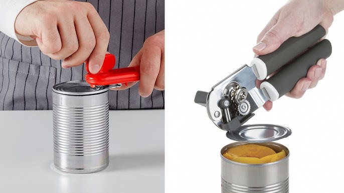 Joseph Can Opener - How to open a can quickly, easily, and clean cut! 