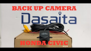 Back up camera installation in a Honda Civic 8th generation, Desaita #backupcamera