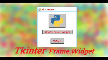 Frame Widget and Its Attributes In Tkinter In Hindi | Working Of Widgets Inside The Frame Widget