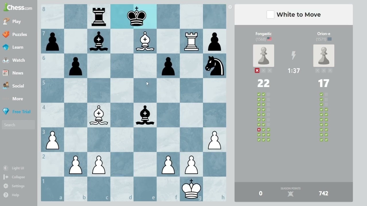 First Try Of The Day. Playing Puzzle Battle! 