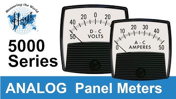 Hoyt Analog Meters 5000 Series: ideal where impact & strength is required in harsh environments