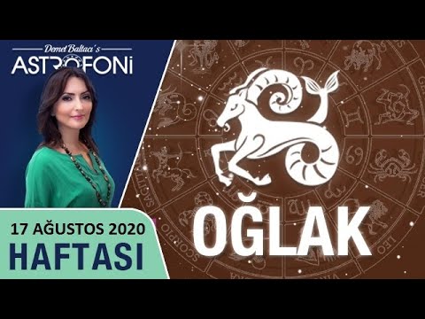 Oğlak Burcu, Haftalık Burç Yorumları, 17-23 Ağustos 2020  (Astroloji)