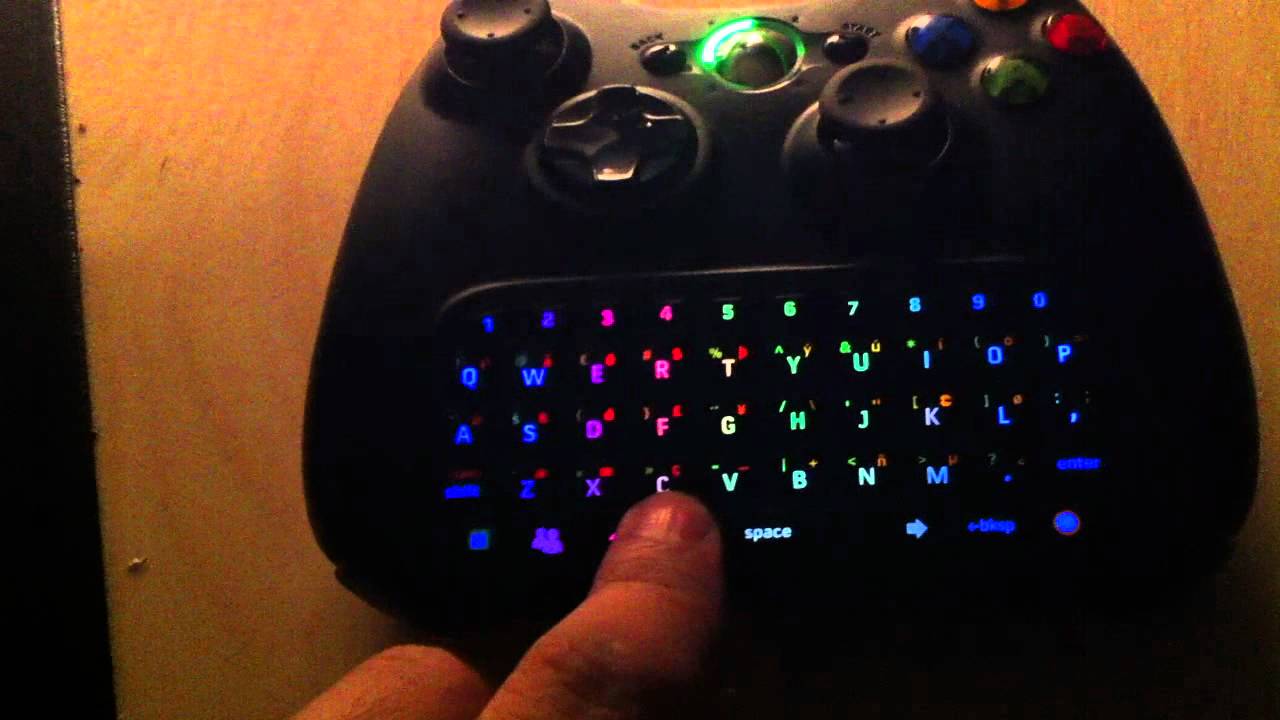 Xbox 360 Controller and Chatpad LED Mod - YouTube