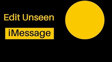 How to edit or unsend an iMessage |  Fix iMessage  Edit
