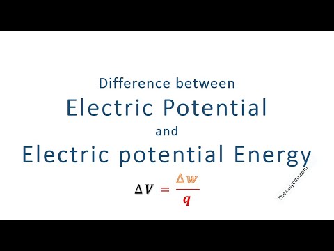 Video: Er elektrisk potensial og potensiell energi det samme Hvorfor eller hvorfor ikke?