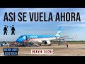 Primer vuelo con las nuevas medidas en la Argentina