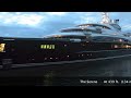 SERENE Mega Yacht at Dusk in Seattle on 8-23-13 HD